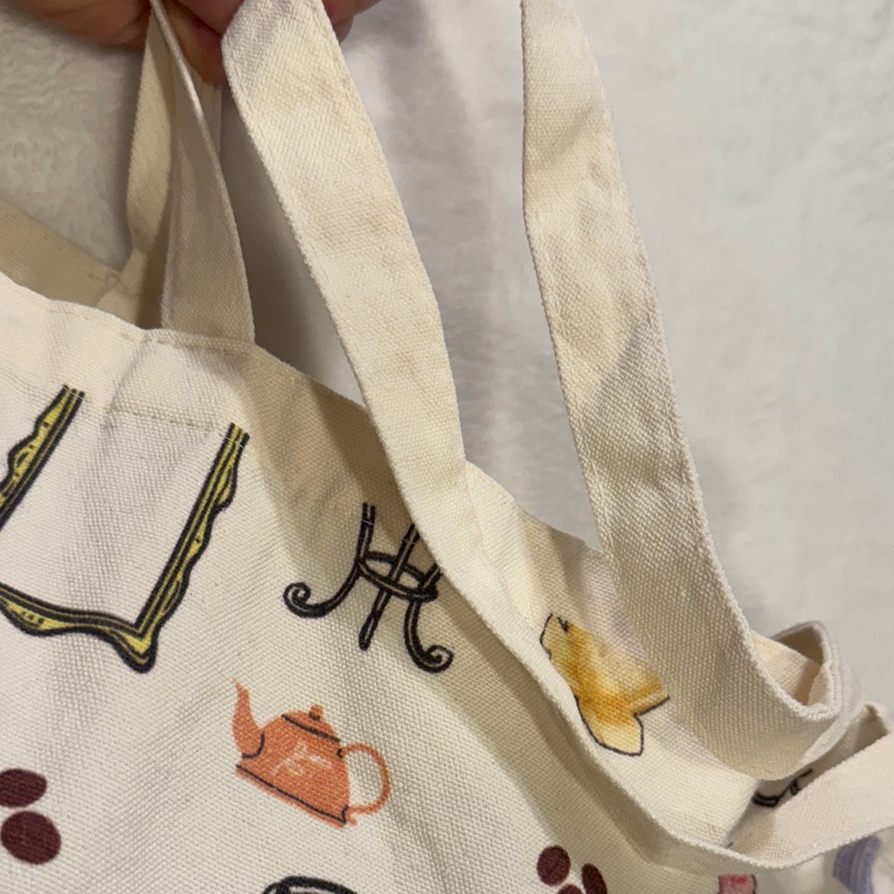 Cream FRIENDS Tote Bag - Picture 5 of 6